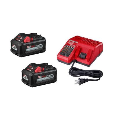 MLW48-59-1862S image(0) - Milwaukee Tool M18 REDLITHIUM HIGH OUTPUT XC6.0 Battery 2-Pack System Starter Kit