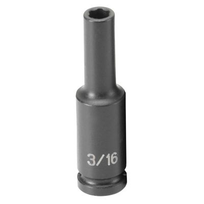 GRE906DS image(0) - Grey Pneumatic 1/4" Surface Drive x 3/16" Deep  Socket