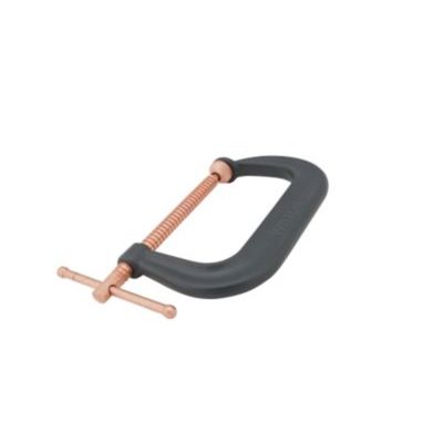 WIL408-P image(0) - Wilton 408P - Spark-Duty Drop Forged C-Clamp, 0 -8-1/4&rdquo; Opening, 4-15/16&rdquo; Throat Depth