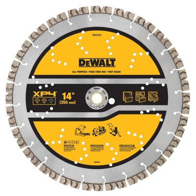 DWTDW47424 image(0) - DEWALT XP4 14" All-Purpose Segmented Diamond Blades