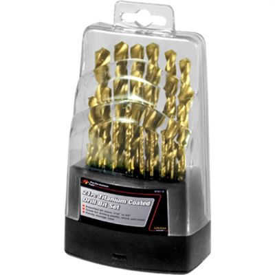 WLMW9018 image(0) - Wilmar Corp. / Performance Tool 21pc Twist Drill Set