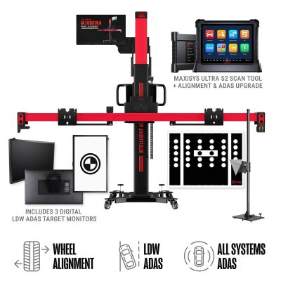 AULIA1000ASTDT image(0) - Autel MaxiSys IA1000 All-Systems Calibration System with MS Ultra S2 and Digital Targets