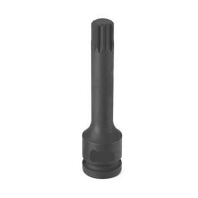 GRE21144S image(0) - Grey Pneumatic 1/2" Drive x M14 Triple Square Driver 4" Length