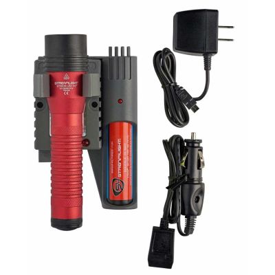 STL74787 image(0) - Streamlight Strion LED HL Rechargeable Flashlight 120V/100V/12V DC PiggyBack - Red