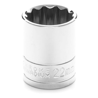 WLMW32822 image(0) - Wilmar Corp. / Performance Tool 1/2" Drive 22mm 12pt Socket