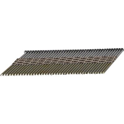 DWTDPT-10D120FH image(0) - DEWALT Framing Nails, Paper Tape, 30-Degree, Smooth Shank, Bright Finish, Off-Set Round Head, 3-Inch X .120-Inch, 2500-Pack