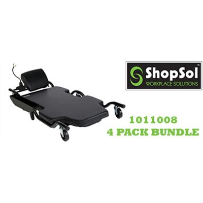 LDS1011008 image(0) - ShopSol Creeper Wide Body w Parts Tray and Lights 4 PK