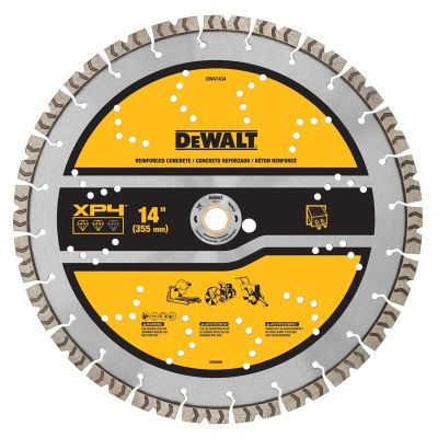 DWTDW47434 image(0) - DEWALT Diamond Saw Blade, Segmented Concrete Blade, Reinforced, 14-Inch