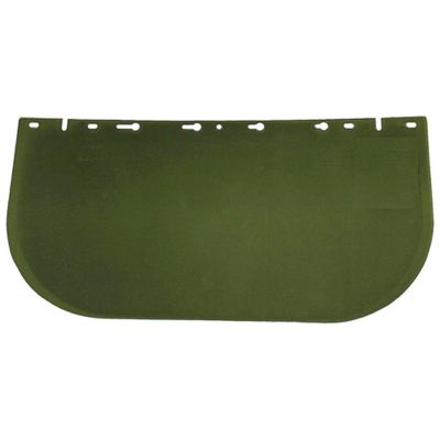 SRWS35020 image(0) - Sellstrom Replacement Windows for 390 Series Face Shields - Dark Green - 8" x 12" x 0.040" - Uncoated