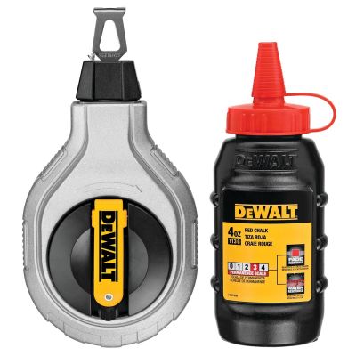 DWTDWHT47408 image(0) - DEWALT 6:1 Aluminium Reel with Red Chalk