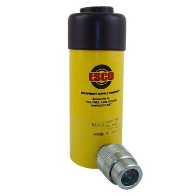 ESC10302 image(0) - ESCO 10 Ton Capacity Hydraulic Ram-Single Acting Cylinder-4 in. Stroke