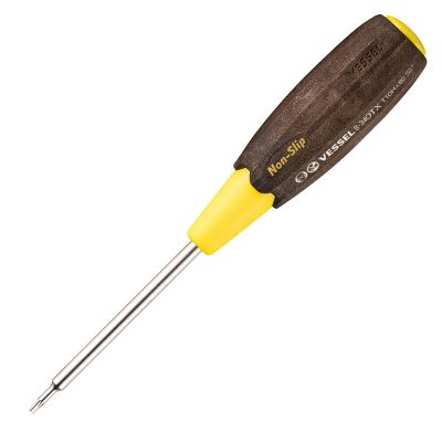 VES340T10H80 image(0) - Vessel Tools No.340TX Wood-Compo Torx Screwdriver T10Hx80