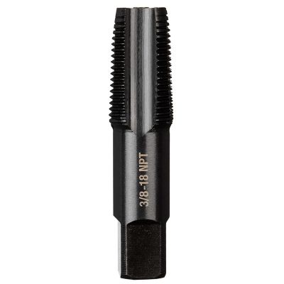 MLW49-57-5292 image(0) - Milwaukee Tool 3/8"-18 NPT Straight Flute Taper Tap