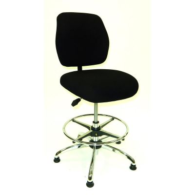 LDS1010446 image(0) - ShopSol ESD Chair - Medium Height -  Economy Black