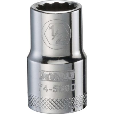 DWTDWMT74560OSP image(0) - DEWALT 001Pc 12Dr Socket-12Pt-1/2