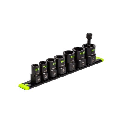 GETXBS7S image(0) - Grip Edge Tools 7-PC 3/8" Drive SAE RPT Socket Extractor set (Standard Length)