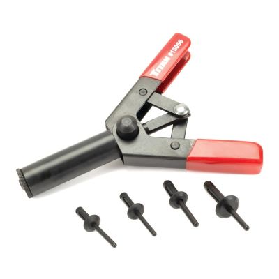TIT15056 image(0) - Titan 41 pc. Poly Rivet Gun Kit