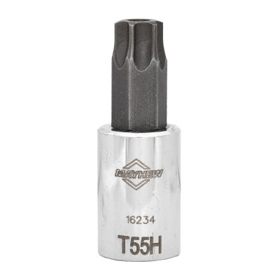 MAY16234 image(0) - Mayhew Mayhew T55H Tamper Torx&reg; Short Insert Socket Bit, 3/8-Inch Drive