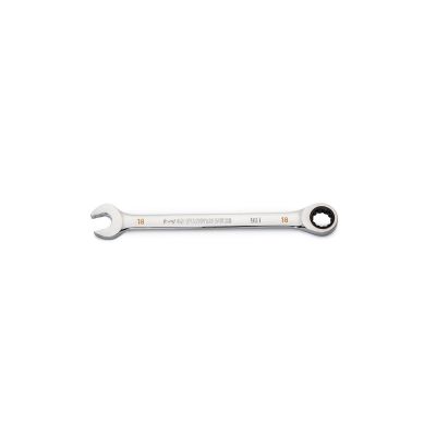 KDT86918 image(0) - GearWrench 18mm 90-Tooth 12 Point Ratcheting Combination Wrench