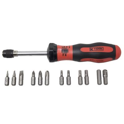 KTI72104 image(0) - K Tool International Torque Screwdriver Set 13 Pieces