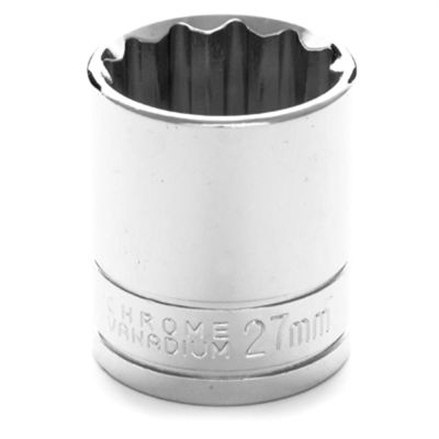 WLMW32827 image(0) - Wilmar Corp. / Performance Tool 1/2" Drive 27mm 12pt Socket