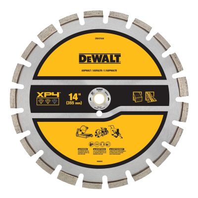 DWTDW47444 image(0) - DEWALT XP4 Asphalt Segmented Diamond Blades