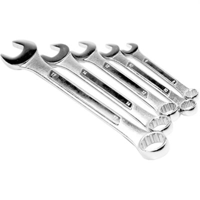 WLMW15MP image(0) - Wilmar Corp. / Performance Tool 5 Piece Metric Combination Wrench Set