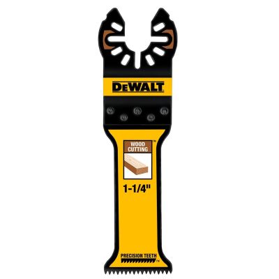 DWTDWA4205 image(0) - DEWALT 1-1/4 In Titanium Oscillating Tool Blade For Hardwood (1 Pack)