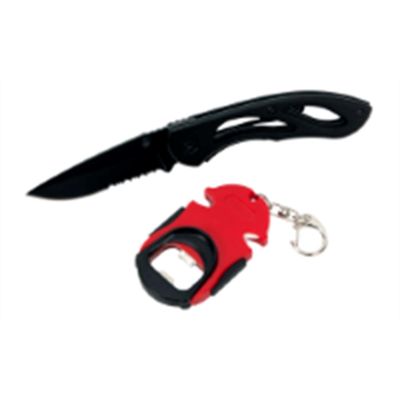 WLMW9345 image(0) - Wilmar Corp. / Performance Tool 2 Piece Tactical Knife & Sharpener Set