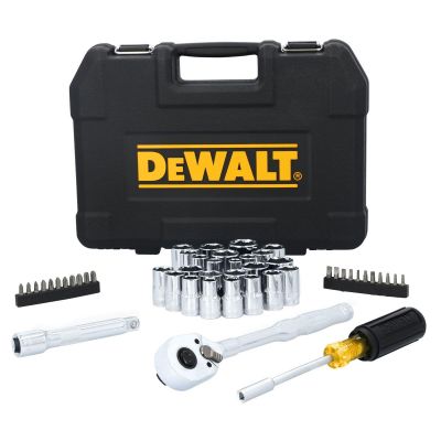 DWTDWMT45405 image(0) - DeWalt 12Dr 49Pc Mechanics Tool Set