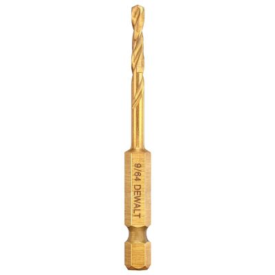 DWTDD5109 image(0) - BLACK+DECKER 9/64 IN TITANIUM IR DRILL BIT