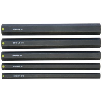 BND33645 image(0) - Bondhus Corp. 5 piece ProHold(R) Socket Hex Bit Set