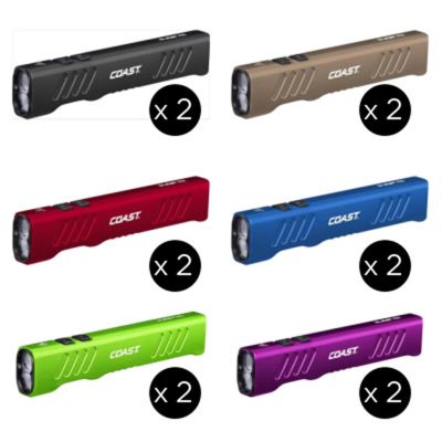 COS31554 image(0) - COAST Products Slayer Pro 1150 Lumen Rechargeable Flashlight with Beamsaver Memory Mode - Assorted Colors - 12 Pack