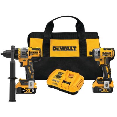 DWTDCK2100P2 image(0) - DEWALT 20V MAX* Brushless Cordless 2-Tool Kit Including Hammer Drill/Driver With FLEXVOLT Advantage