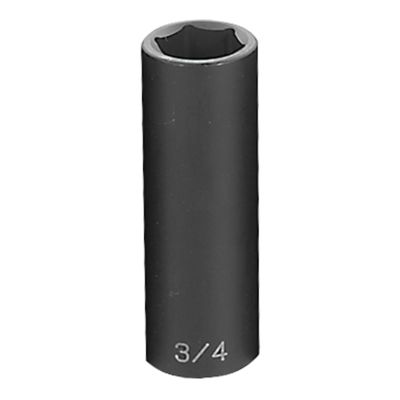 GRE2024D image(0) - Grey Pneumatic 1/2" Drive x 3/4" Deep Socket