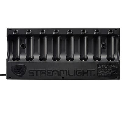 STL20221 image(0) - Streamlight 8-Unit SL-B26 Bank Charger - 120V/100V AC - Black
