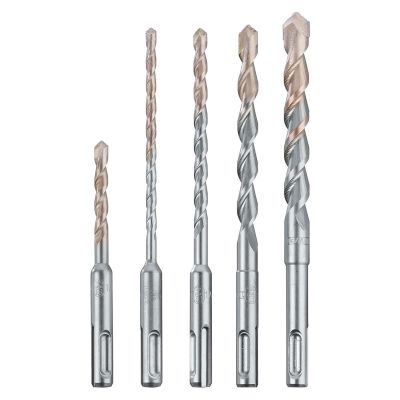 DWTDW5470 image(0) - DEWALT SDS Plus Bits Set, Rock Carbide Tip, 5-Piece