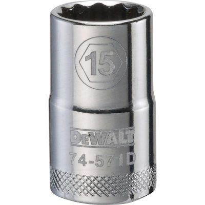 DWTDWMT74571OSP image(0) - DEWALT 001Pc 12Dr Socket-12Pt-15