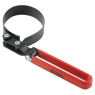 KTI73601 image(0) - K Tool International Oil Filter Strap Wrench Large 2-7/8 x 3-1/4 Inches