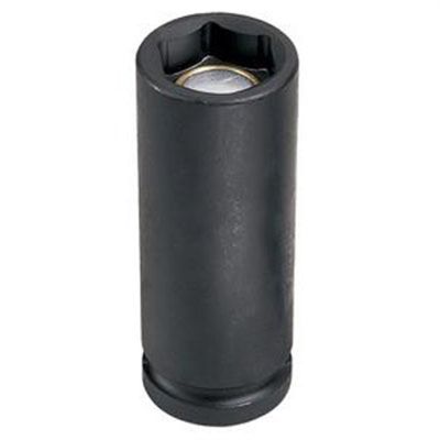 GRE2018DG image(0) - Grey Pneumatic 1/2" Drive x 9/16" Magnetic Deep Socket