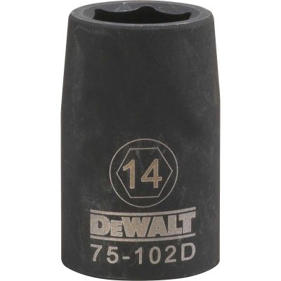 DWTDWMT75102OSP image(0) - DEWALT Dwmt 6Pt 1/2In Dr Im Skt 14 Mm