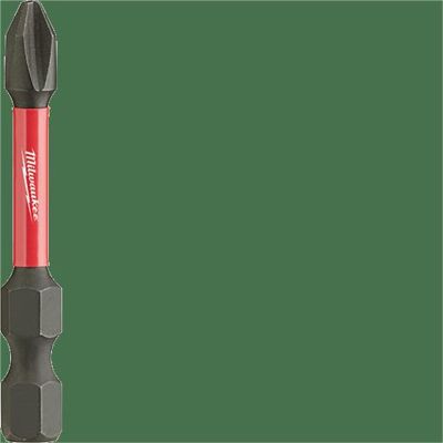 MLW48-32-4602 image(0) - Milwaukee Tool SHOCKWAVE 2” Impact Phillips #2 Power Bits (5 PK)