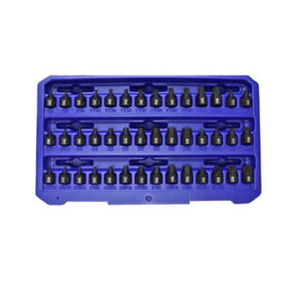 AST78142 image(0) - Astro Pneumatic 42pc 1/4" Drive Low Profile Nano Impact Bit Socket Set