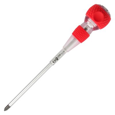VES250P2150 image(0) - Vessel Tools No.250 Ball Grip Tang-Thru Screwdriver w/Ceramic Ball PH2x150