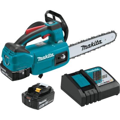MAKXCU06T image(0) - 18V LXT 5.0 Ah Brushless Cordless 10" Top Handle Chain Saw Kit