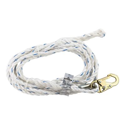 SRWV84084150 image(0) - PeakWorks Standard Vertical Lifeline, 5/8" Rope - 150 FT - Snap Hook