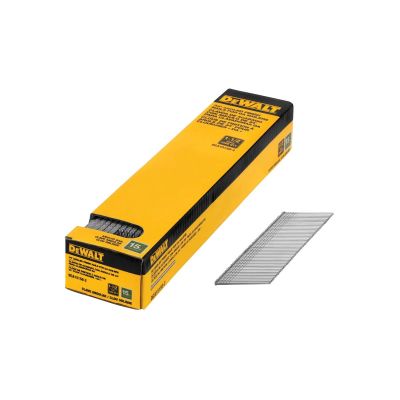 DWTDCA15150-2 image(0) - DEWALT 1-1/2 in. 15 Gauge DA Style Angled Finish Nails (2,500 PK)