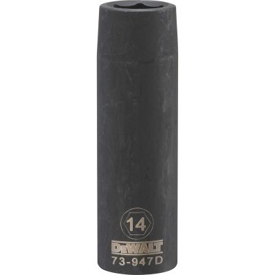 DWTDWMT73947OSP image(0) - DEWALT Dwmt 6Pt 1/2'' Dr Dp Im Skt 14 Mm