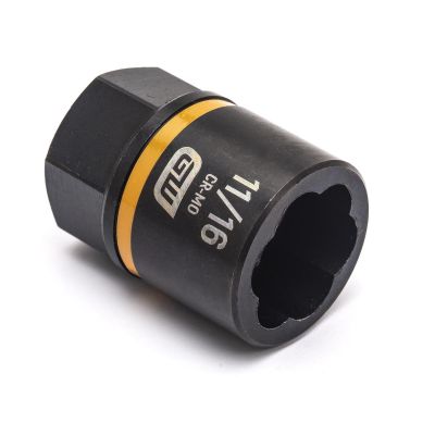 KDT84775 image(0) - GearWrench 3/8 Inch Drive Bolt Biter Impact Extraction Socket 11/16 Inch