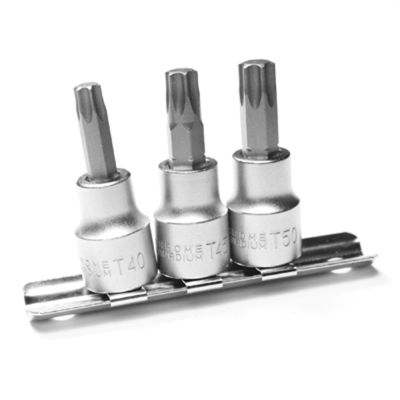 WLMW1337 image(0) - Wilmar Corp. / Performance Tool 3 Piece Brake Caliper Star Bit Set
